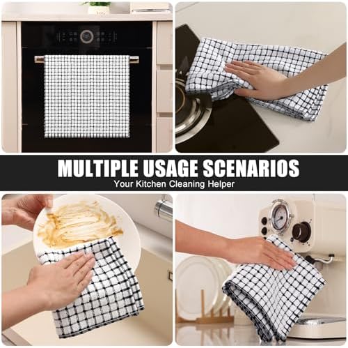 Mordimy Premium Cotton Kitchen Towels 16"x 25", 6 Pack - Image 5