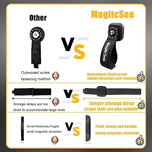 Updated 4 Pack Heavy Duty Magnetic Hook Straps - Image 4