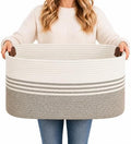 DOFASAYI Laundry Hamper with Handles, 72L Rope Laundry Basket by DOFASAYI
