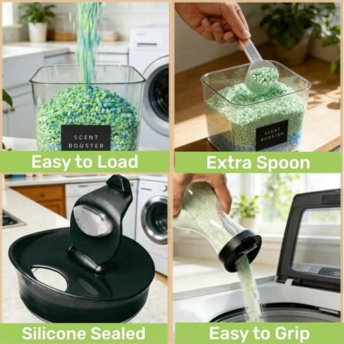 5+2 Pack Laundry Pods Containers & Dryer Sheet Holder & Laundry Detergent - Image 7