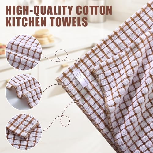 Mordimy Premium Cotton Kitchen Towels 16"x 25", 6 Pack - Image 3