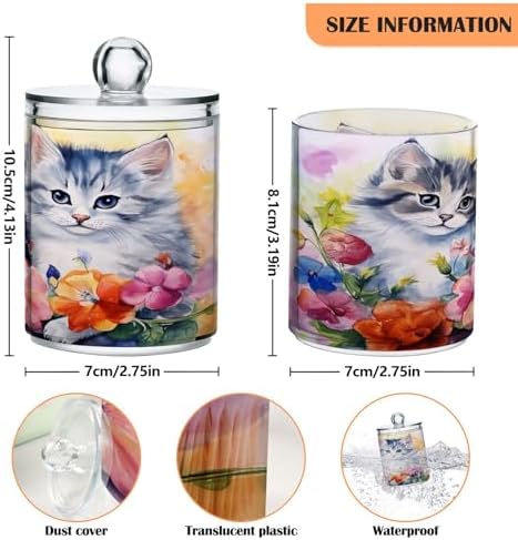 2 Pack Qtip Holder Dispenser - Image 2