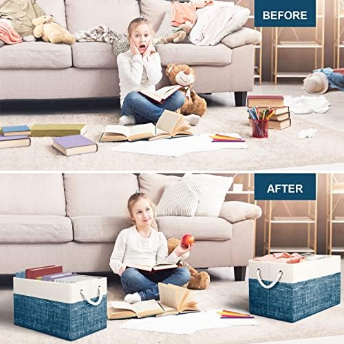 Fab totes Storage Bins 8-Pack, Foldable Storage Baskets - Image 6