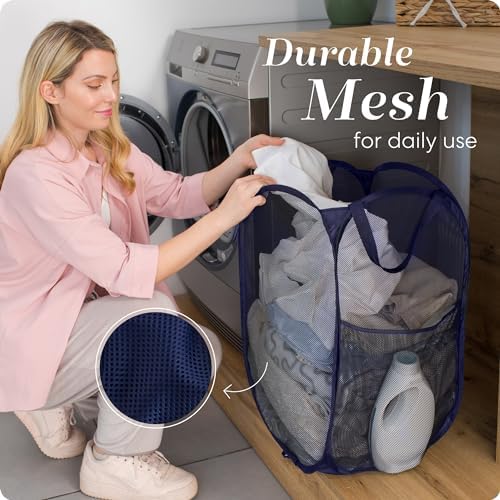 Handy Laundry Collapsible Mesh Laundry Hamper 2-Pack - Image 5
