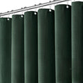 Dynamene Stall Waffle Shower Curtain 256 GSM Heavy Fabric 54x78 Dark Green by Dynamene