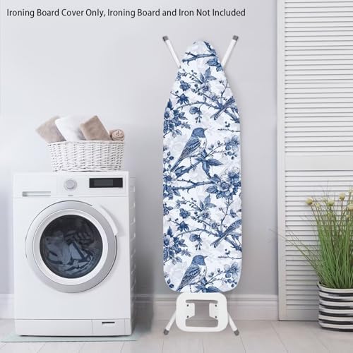 Vintage Blue Hummingbird Ironing Board Covers Fits Standard Sizes Ironing Board - Image 3
