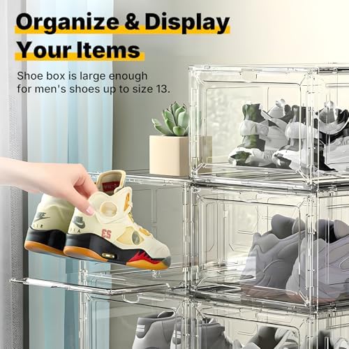 Thick & Sturdy Clear Shoe Boxes - Image 6