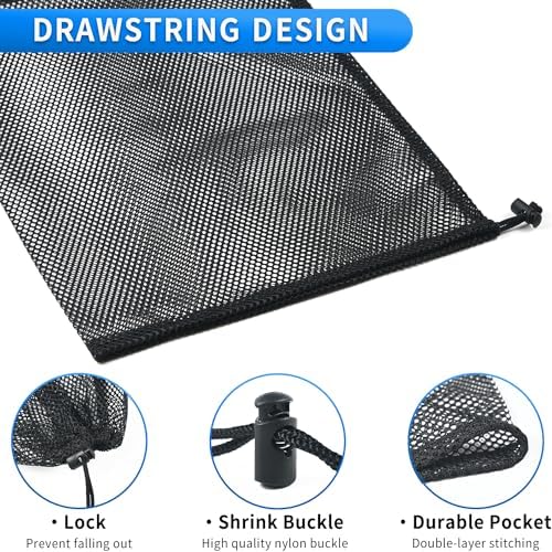 10 Pcs Mesh Drawstring Bag 16" x 20" - Image 2