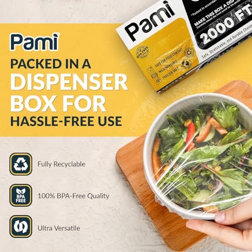 PAMI Plastic Food Wrap 12 in x 2000 ft - Image 2