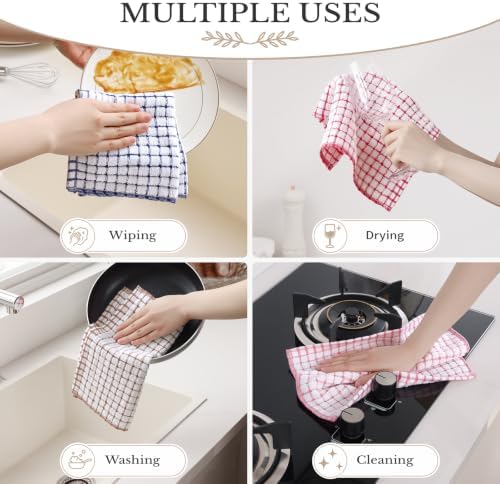 Homaxy 8 Pack Terry Kitchen Dish Cloths - Image 5