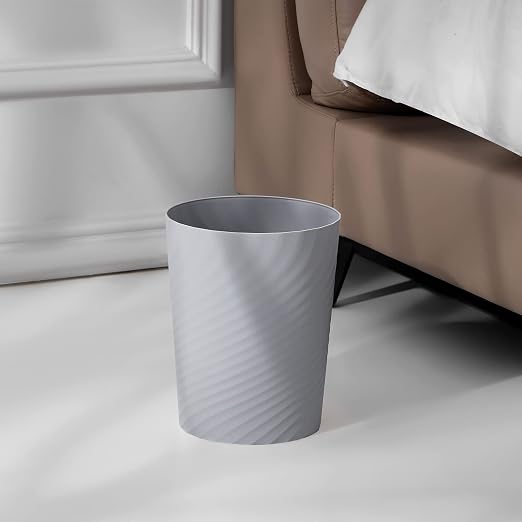 Plastic Small Bathroom Trash Can Wastebasket Garbage Can, 3 Pack | Sturdy-Easy - Image 2