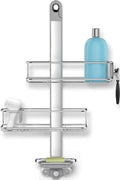 simplehuman Adjustable Shower Caddy, Stainless Steel and Anodized Aluminum by Unknown