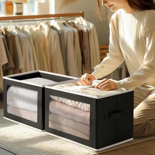 Homsorout Storage Boxes with Lids - Image 2