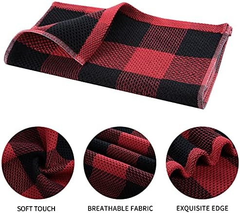 Mordimy Cotton Waffle Weave Kitchen Towels, 4 Pack - Image 2