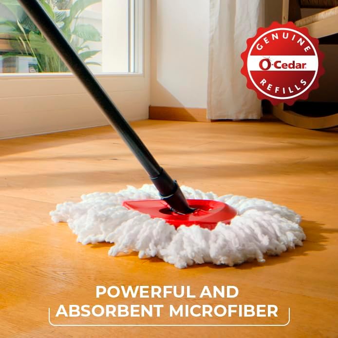 O-Cedar EasyWring Spin Mop Head Replacement | Machine Washable | Reusable | - Image 5
