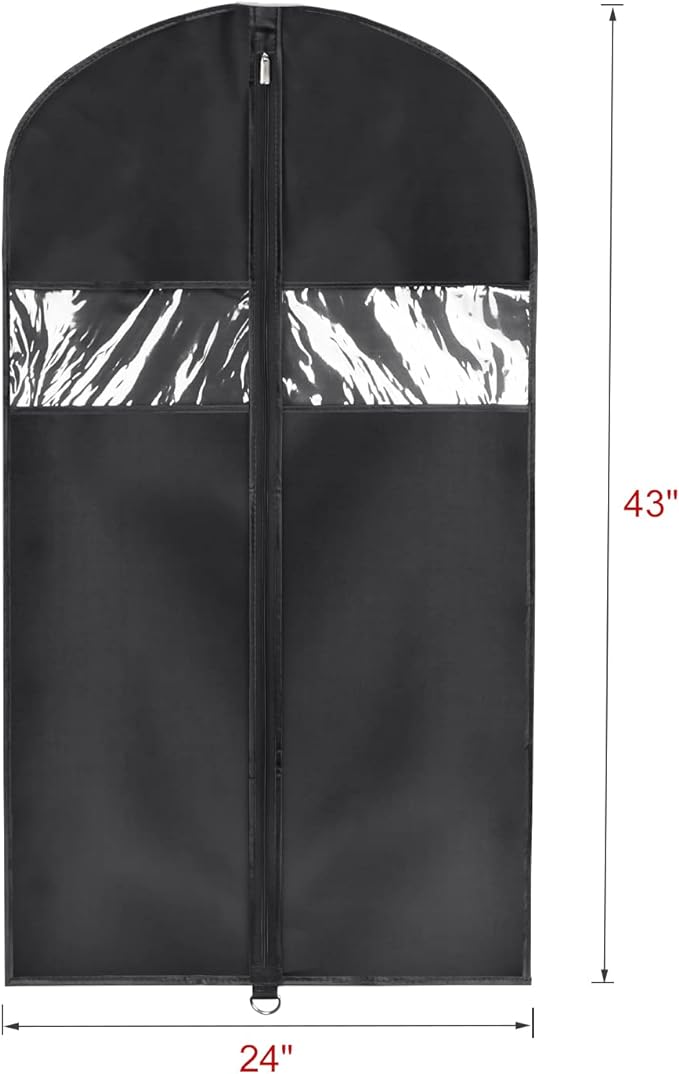 Univivi Garment Bag Suit Bag for Storage and Travel, 43 Inch, Oxford Fabrics - Image 2