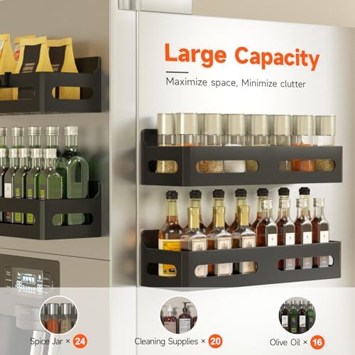 Sevenblue 4-Pack Magnetic Spice Rack - Image 4