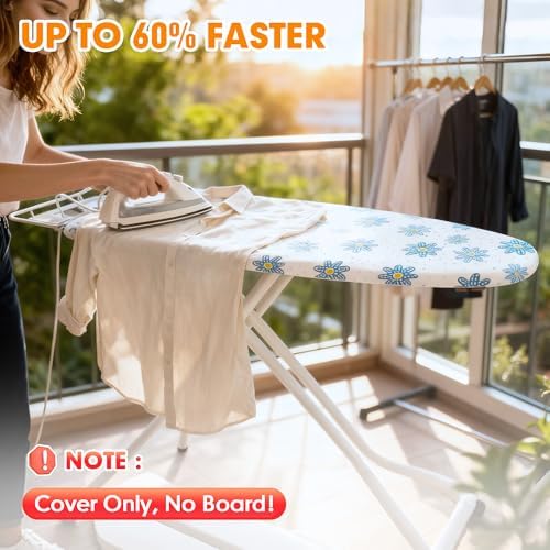 Ironing Board Cover and Pad, 15x54 Standard Size, Scorch Resistant - Image 2