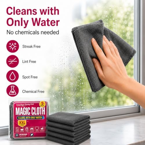 15 Pack Thickened Genie Magic Cleaning Cloth, XXL Microfiber Magic Cloth - Image 4