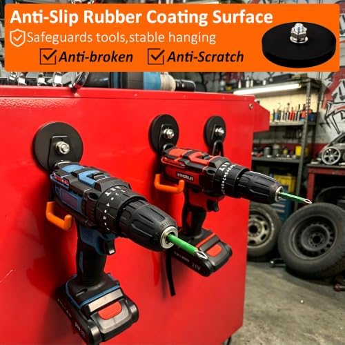 MUTUACTOR Powerful Magnetic Hooks, Anti-Slip Heavy Duty Magnetic Hooks - Image 3