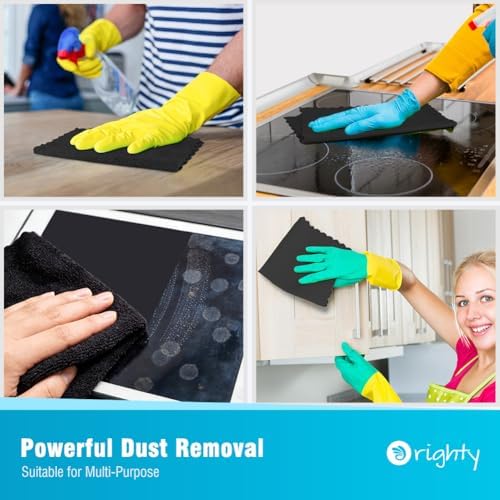 Orighty Microfiber Cleaning Cloth Bulk, 50 Pack Shop Towels 12x12 in - Image 6