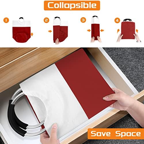 BlissTotes 115L Laundry Basket, Freestanding Collapsible Hamper - Image 6