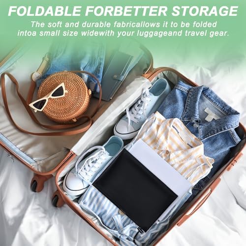 2 Pack Mesh Travel Laundry Bag 28" x 40"Extra Large Dirty Clothes Organizer - Image 7