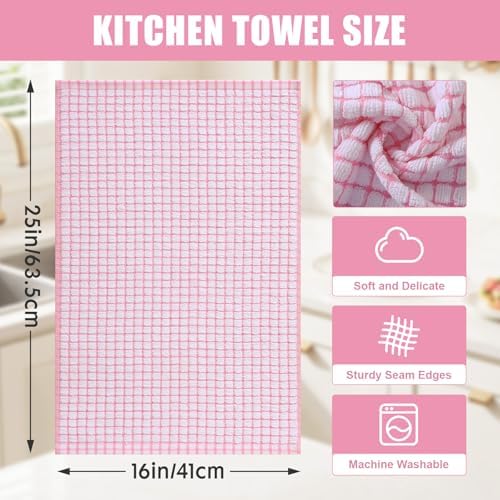 Mordimy Cotton 6 Pack Terry Kitchen Towels, 16 x 25 Inches - Image 3