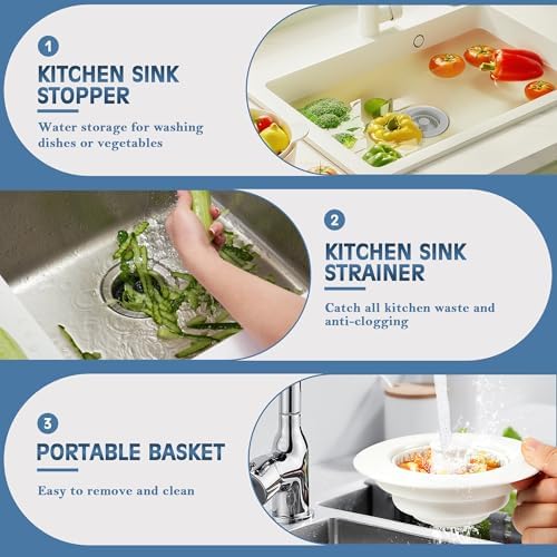 Kitchen Sink Drain Strainer and Stopper - Image 6