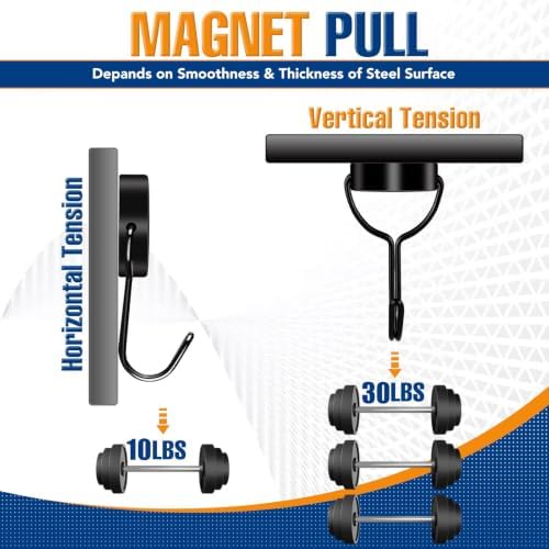 TRYMAG Magnetic Hooks 20PCS 30lbs+ Cruise Essentials 2026 Magnet Hook - Image 4