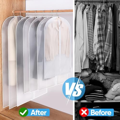 BALEINE 12PK Garment Bags for Hanging Clothes - Image 6