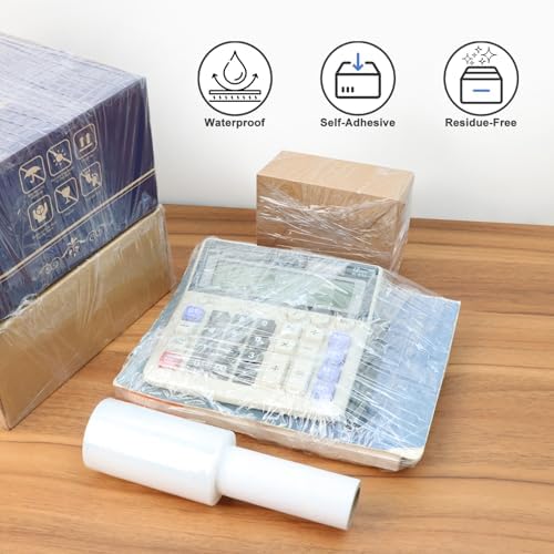 Stretch Film 4" × 500 ft, Shrink Wrap Rolls - Image 6