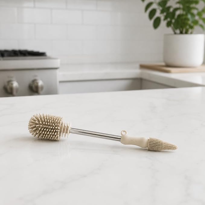 Haakaa Food-Grade Silicone Cleaning Brush Kit 3-Piece | Household Cleaning - Image 2