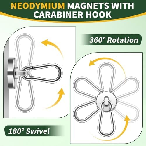Grtard 4 Pack Magnetic Hooks - Image 4