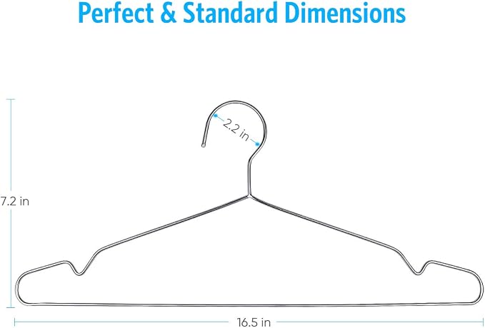 Fayleeko Stainless Steel Wire Hangers - Image 4