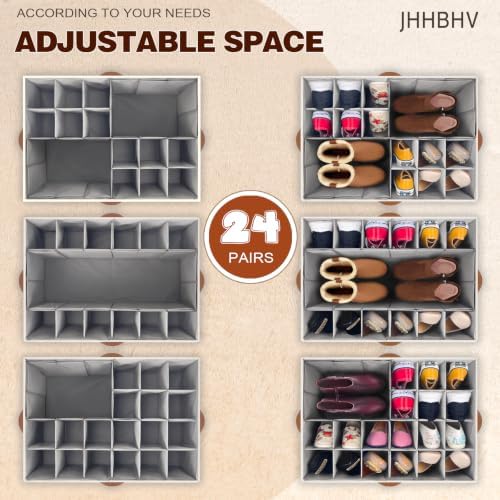 2 Pack Shoe Organizer for Closet - Image 4