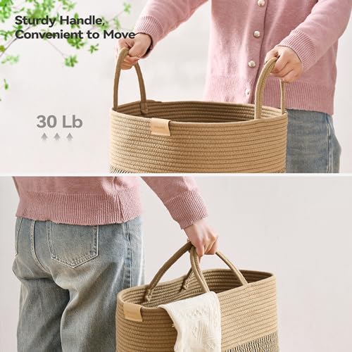 Nunsino Laundry Hamper 75L, Large Laundry Basket - Image 4