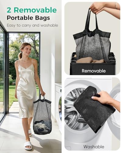 150L Double Laundry Hamper - Image 6