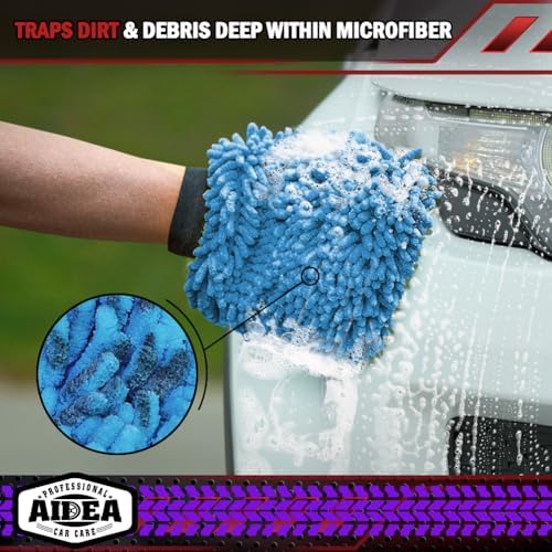 AIDEA Car Wash Mitt Microfiber, Car Wash Brush - Image 5