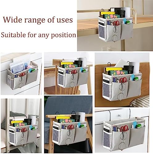 SMALL GOAL Bedside Caddy, Bedside Hanging Storage Organizer - Image 4