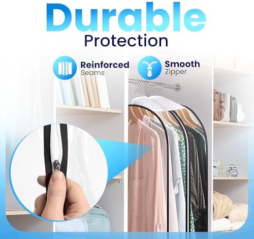 Handy Laundry Clear Garment Bags - Image 4