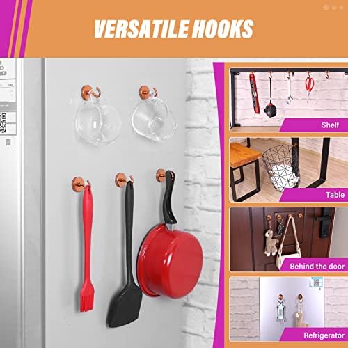 Neosmuk Magnetic Hooks for Cruise Cabins, 130lb Heavy Duty, 6 Pack - Image 3