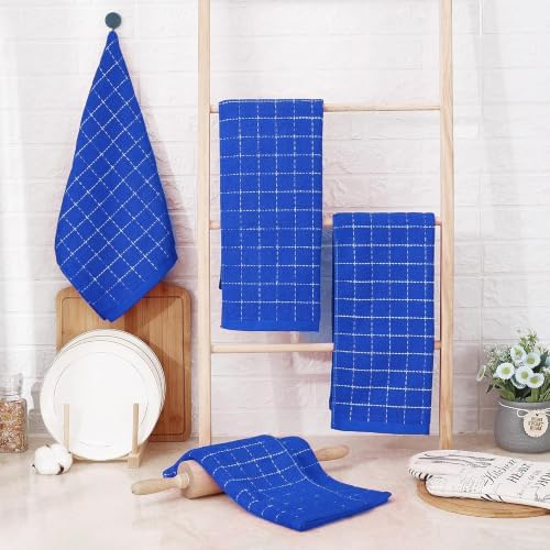 Homaxy 100% Cotton Terry Kitchen Towels, 12 Pack - Image 6