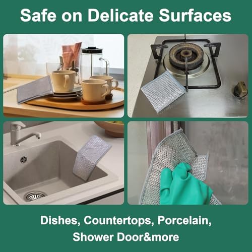 Non Scratch Wire Dishcloth, 60 Pack - Image 6