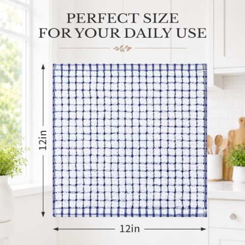 Homaxy 12 Pack Terry Kitchen Dish Cloths - Image 3