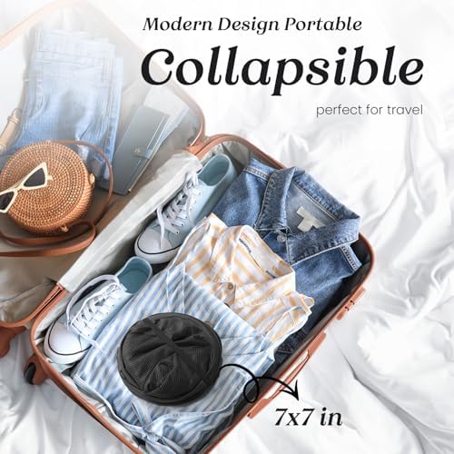 TECHMILLY Upgraded 105L Collapsible Mesh Pop Up Laundry Hamper - Image 3