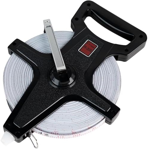 Champion Sports Open Reel Measuring Tapes – Durable Hand Crank by ChampionSports