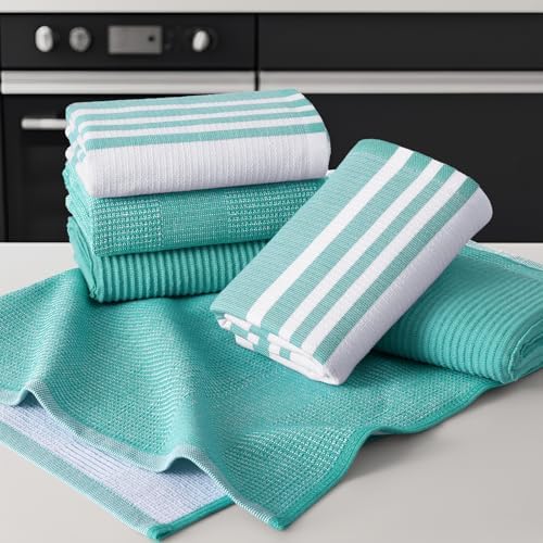 Homaxy Cotton 380 GSM Premium Kitchen Towels, 6 Pack - Image 5