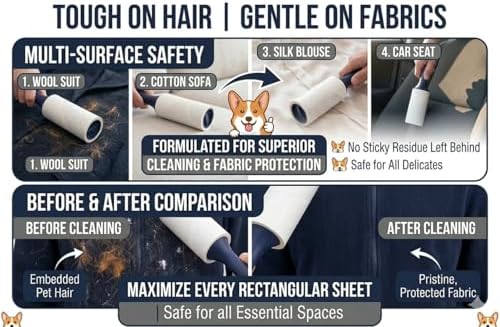 Extra Sticky Lint Roller, Pet Hair - Image 7