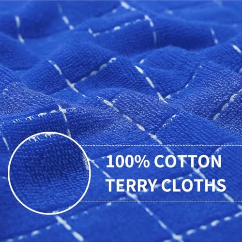 Homaxy 100% Cotton Terry Kitchen Towels, 12 Pack - Image 2